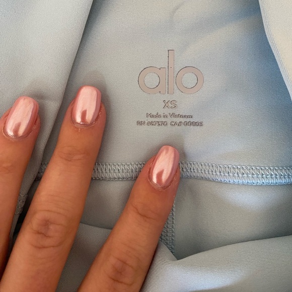 Alo Yoga Airlift chalk blue leggings size XS - Picture 3 of 4